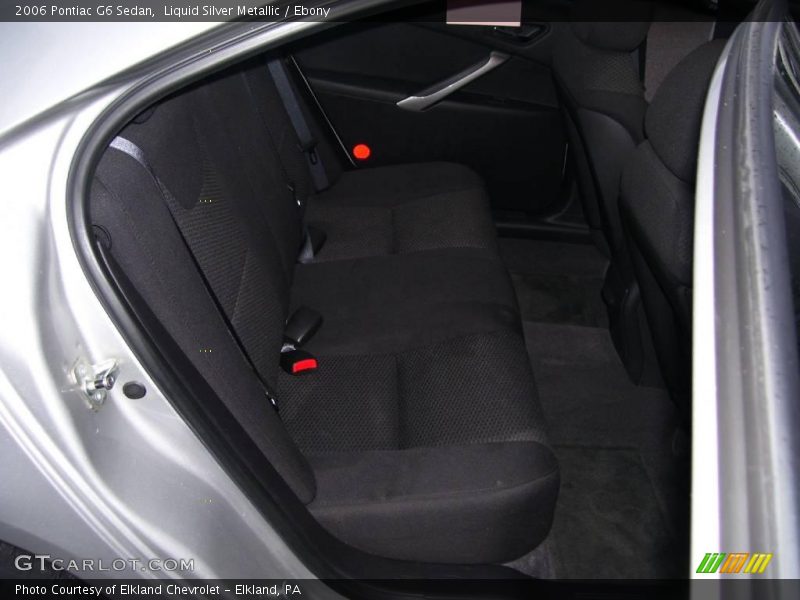Liquid Silver Metallic / Ebony 2006 Pontiac G6 Sedan