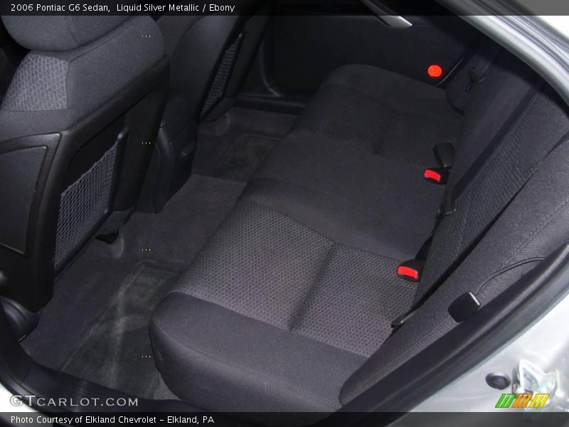 Liquid Silver Metallic / Ebony 2006 Pontiac G6 Sedan