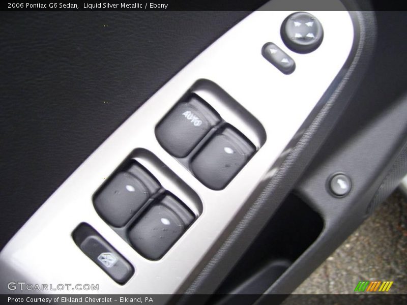 Liquid Silver Metallic / Ebony 2006 Pontiac G6 Sedan