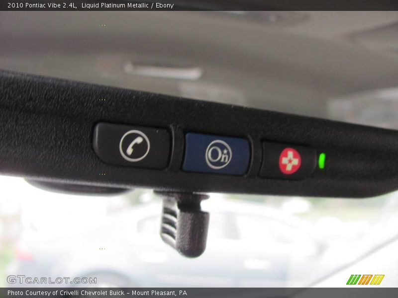 Liquid Platinum Metallic / Ebony 2010 Pontiac Vibe 2.4L