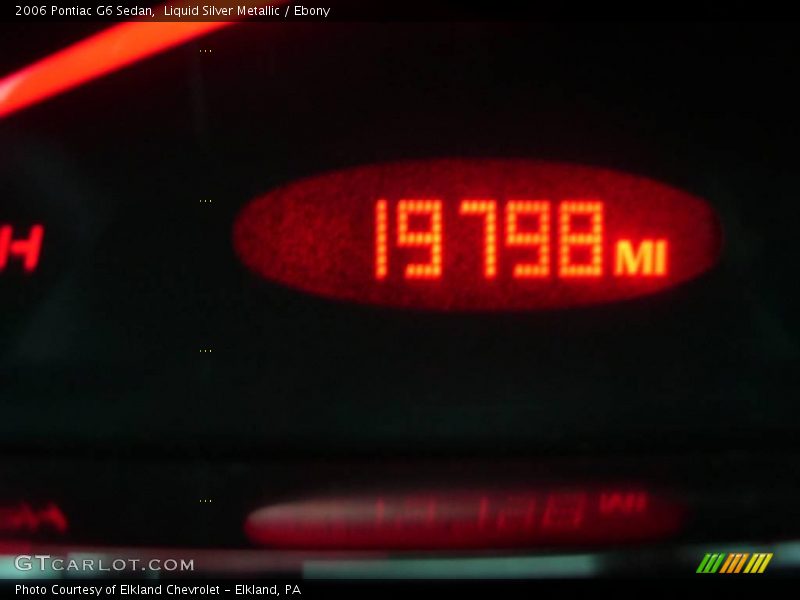 Liquid Silver Metallic / Ebony 2006 Pontiac G6 Sedan