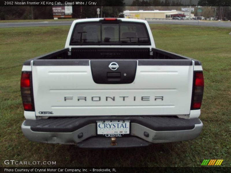 Cloud White / Gray 2002 Nissan Frontier XE King Cab