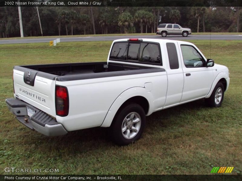 Cloud White / Gray 2002 Nissan Frontier XE King Cab