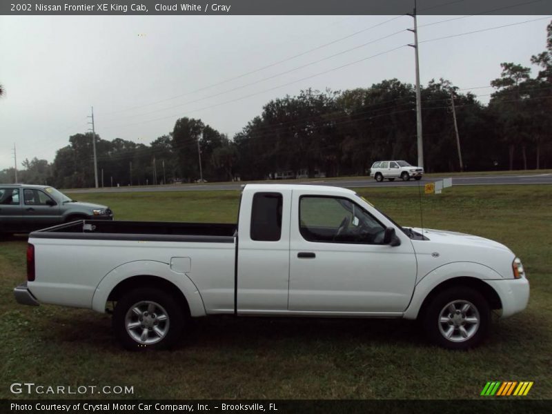 Cloud White / Gray 2002 Nissan Frontier XE King Cab