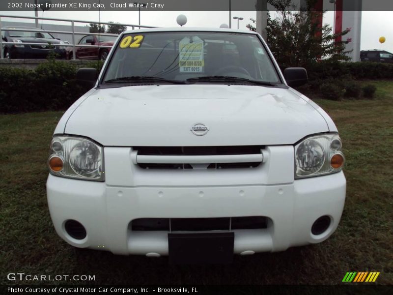 Cloud White / Gray 2002 Nissan Frontier XE King Cab