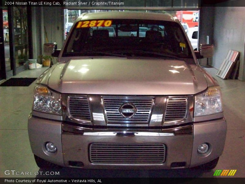 Radiant Silver / Graphite/Titanium 2004 Nissan Titan LE King Cab