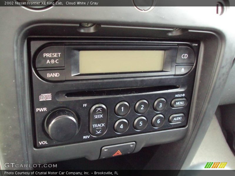 Cloud White / Gray 2002 Nissan Frontier XE King Cab