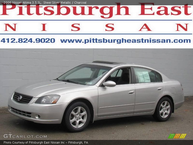 Sheer Silver Metallic / Charcoal 2006 Nissan Altima 3.5 SL