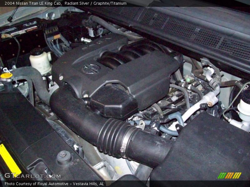 Radiant Silver / Graphite/Titanium 2004 Nissan Titan LE King Cab