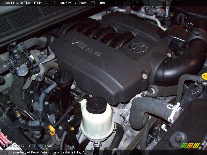 Radiant Silver / Graphite/Titanium 2004 Nissan Titan LE King Cab