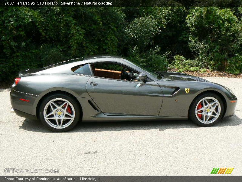 Silverstone / Natural (Saddle) 2007 Ferrari 599 GTB Fiorano
