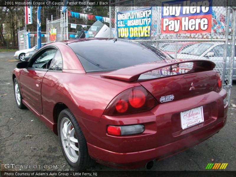 Patriot Red Pearl / Black 2001 Mitsubishi Eclipse GT Coupe