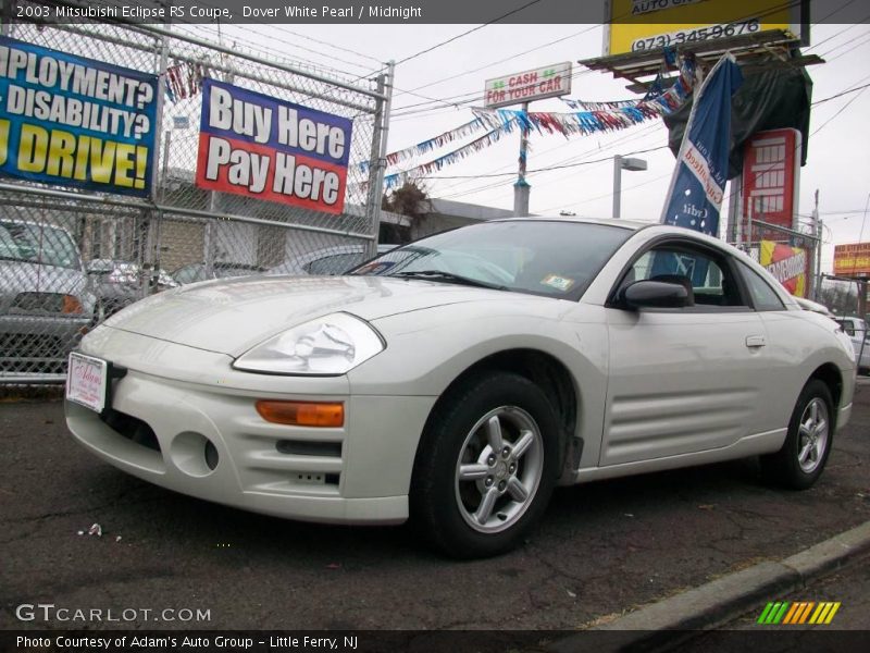 Dover White Pearl / Midnight 2003 Mitsubishi Eclipse RS Coupe