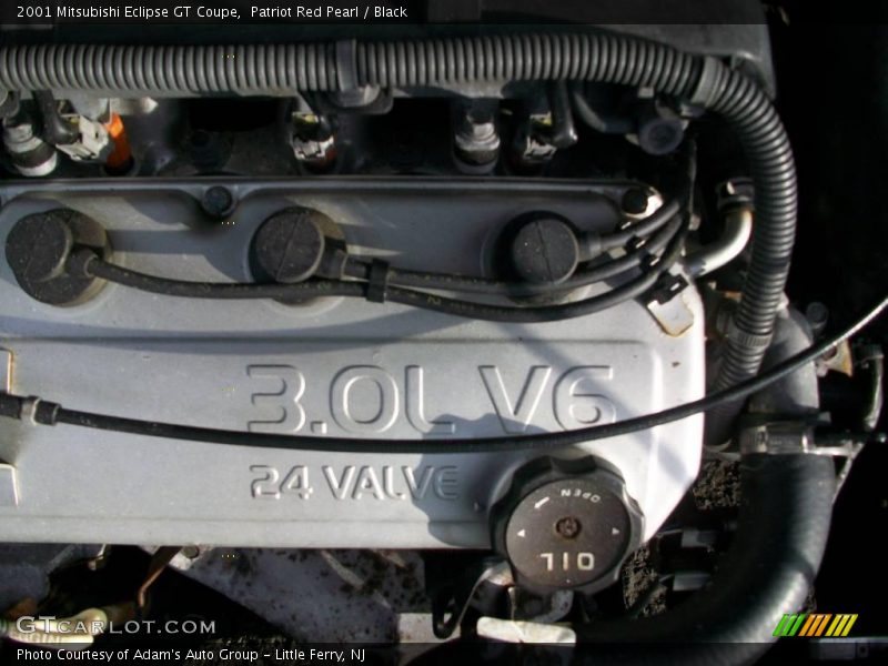 Patriot Red Pearl / Black 2001 Mitsubishi Eclipse GT Coupe