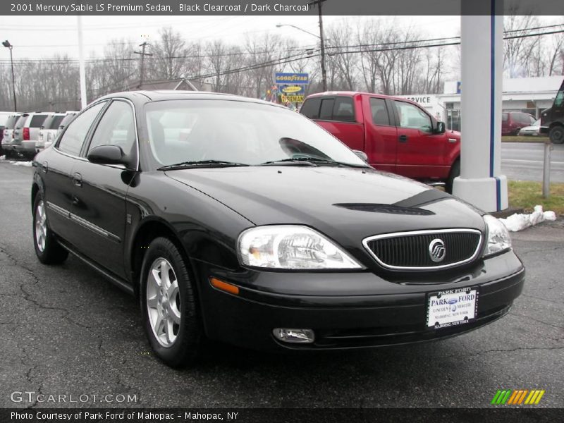 Black Clearcoat / Dark Charcoal 2001 Mercury Sable LS Premium Sedan