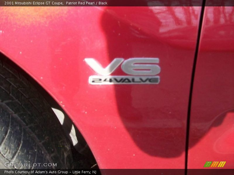 Patriot Red Pearl / Black 2001 Mitsubishi Eclipse GT Coupe