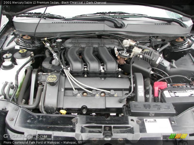 Black Clearcoat / Dark Charcoal 2001 Mercury Sable LS Premium Sedan