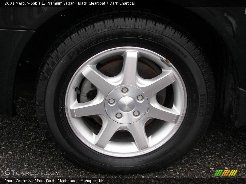 Black Clearcoat / Dark Charcoal 2001 Mercury Sable LS Premium Sedan