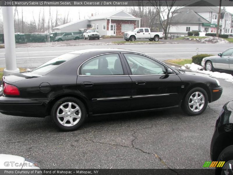 Black Clearcoat / Dark Charcoal 2001 Mercury Sable LS Premium Sedan