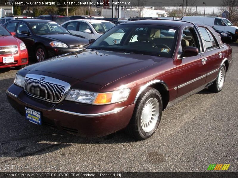 Chestnut Metallic / Medium Parchment 2002 Mercury Grand Marquis LS