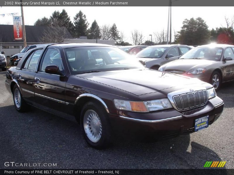 Chestnut Metallic / Medium Parchment 2002 Mercury Grand Marquis LS