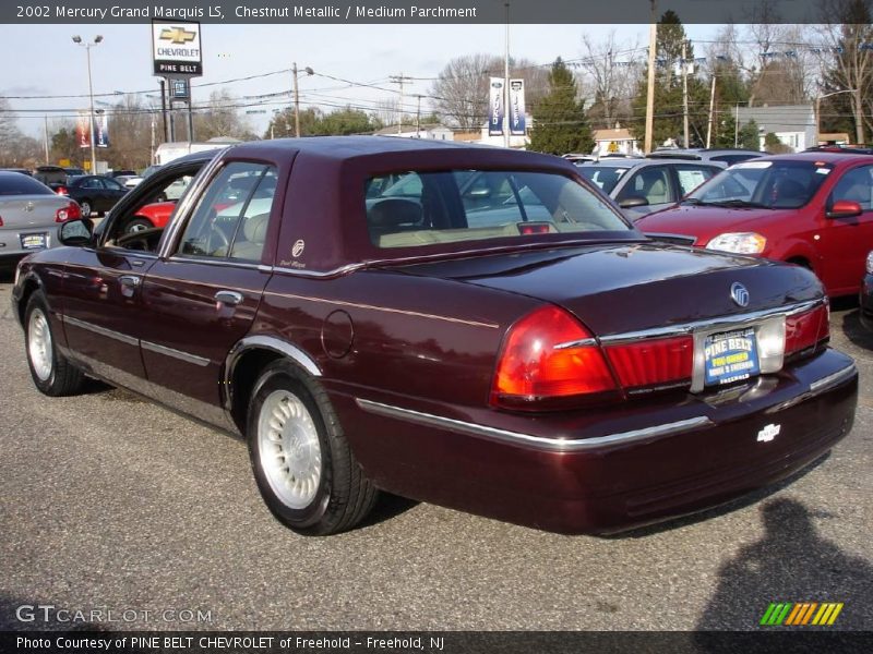 Chestnut Metallic / Medium Parchment 2002 Mercury Grand Marquis LS