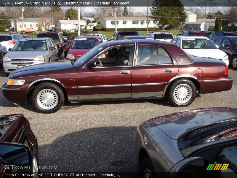Chestnut Metallic / Medium Parchment 2002 Mercury Grand Marquis LS