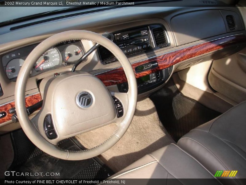 Chestnut Metallic / Medium Parchment 2002 Mercury Grand Marquis LS