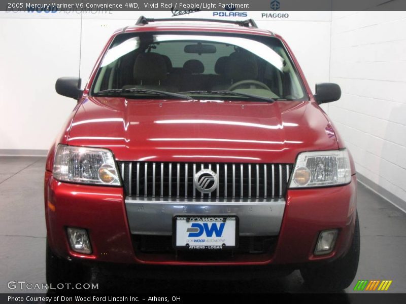Vivid Red / Pebble/Light Parchment 2005 Mercury Mariner V6 Convenience 4WD