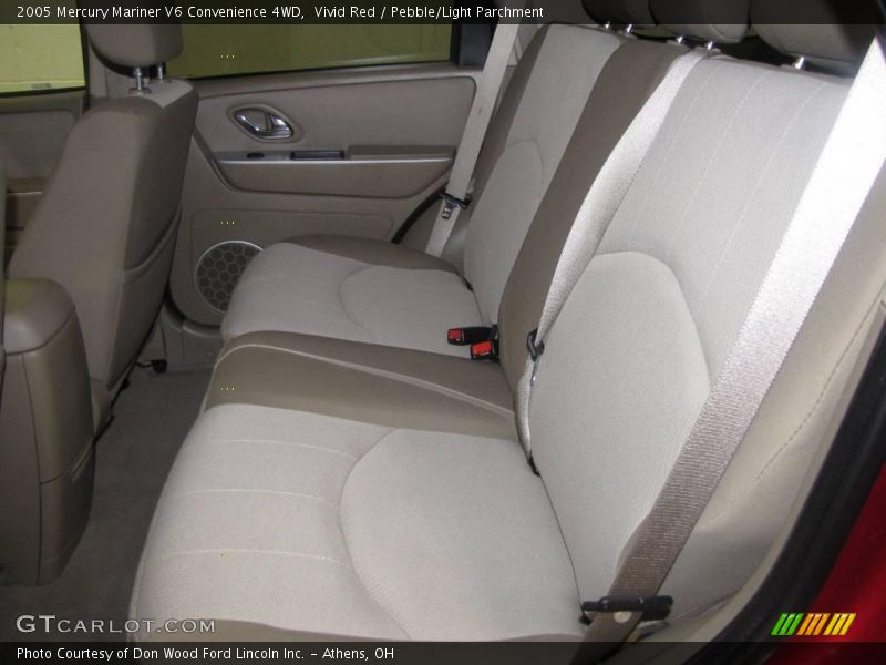 Vivid Red / Pebble/Light Parchment 2005 Mercury Mariner V6 Convenience 4WD