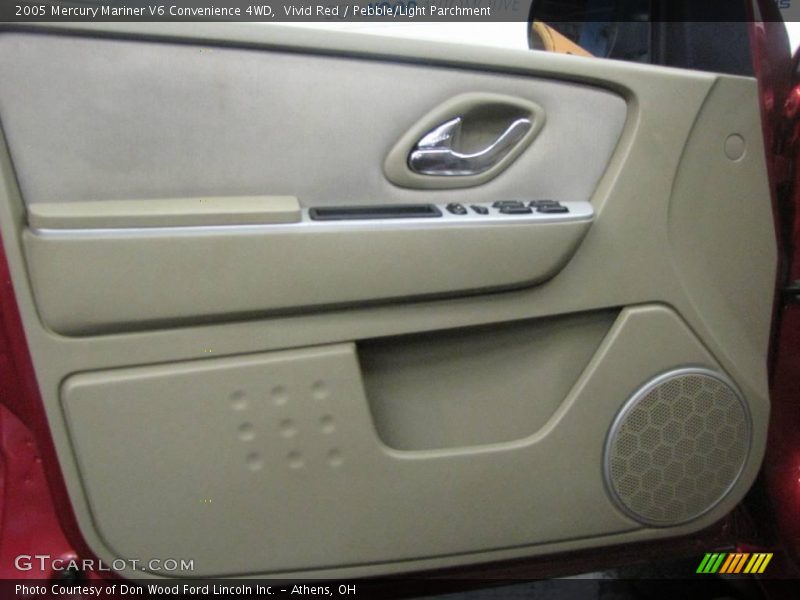Vivid Red / Pebble/Light Parchment 2005 Mercury Mariner V6 Convenience 4WD