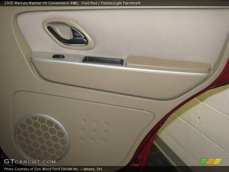 Vivid Red / Pebble/Light Parchment 2005 Mercury Mariner V6 Convenience 4WD