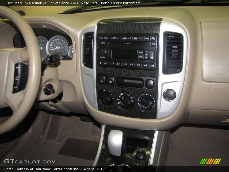 Vivid Red / Pebble/Light Parchment 2005 Mercury Mariner V6 Convenience 4WD
