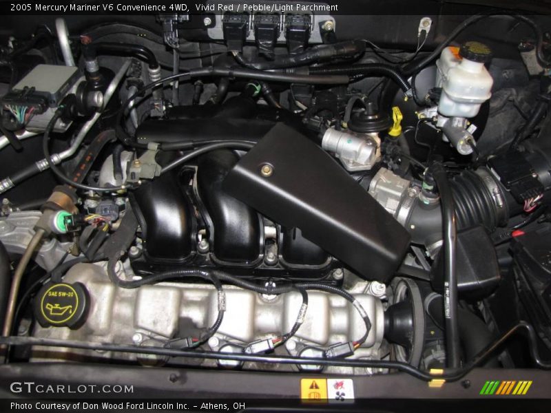 Vivid Red / Pebble/Light Parchment 2005 Mercury Mariner V6 Convenience 4WD