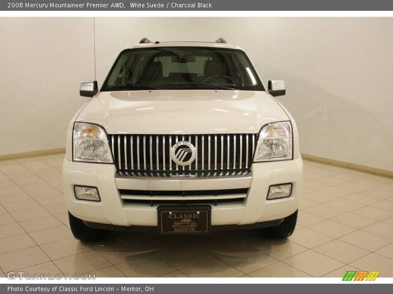 White Suede / Charcoal Black 2008 Mercury Mountaineer Premier AWD
