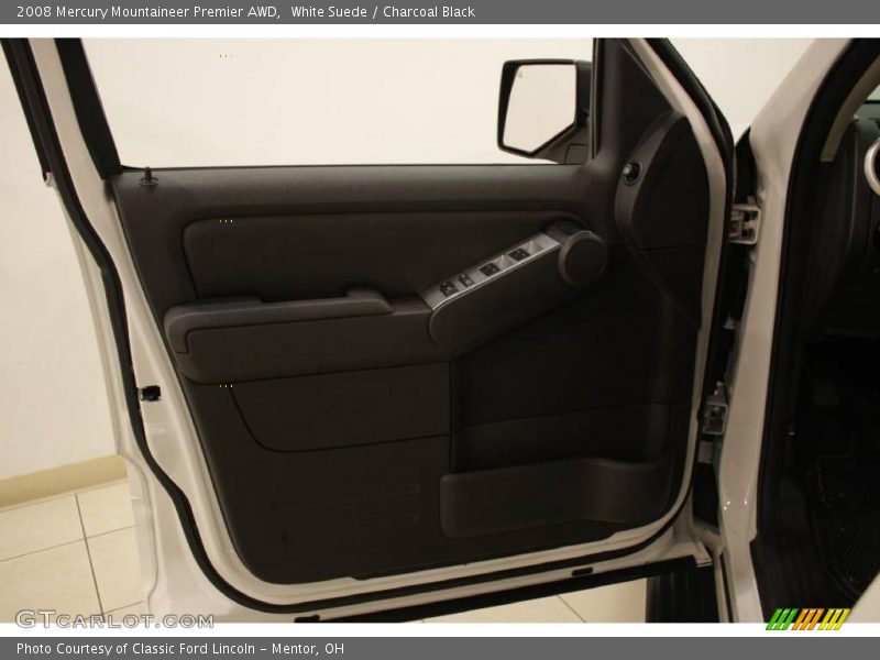 White Suede / Charcoal Black 2008 Mercury Mountaineer Premier AWD