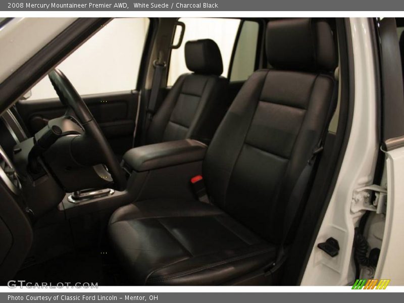 White Suede / Charcoal Black 2008 Mercury Mountaineer Premier AWD