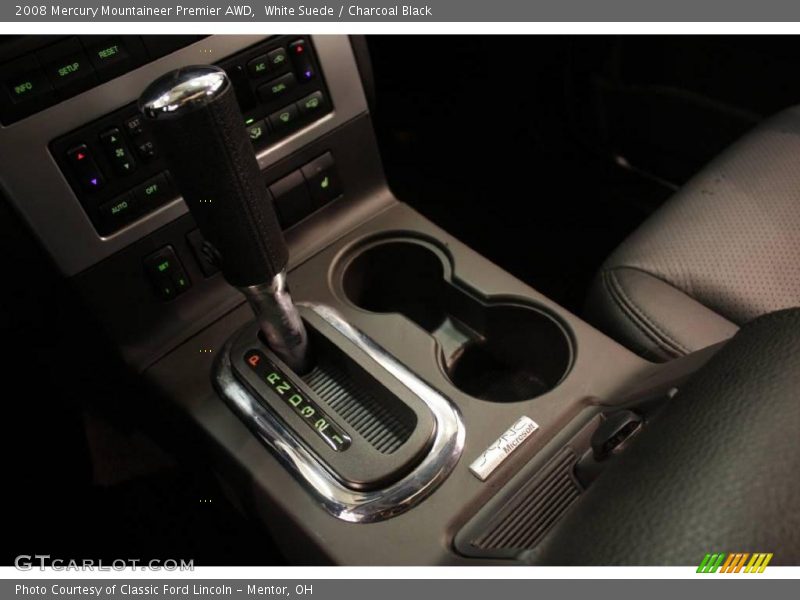 White Suede / Charcoal Black 2008 Mercury Mountaineer Premier AWD