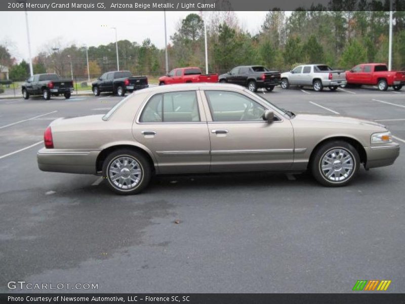 Arizona Beige Metallic / Light Camel 2006 Mercury Grand Marquis GS