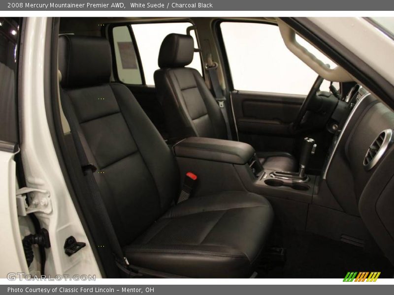 White Suede / Charcoal Black 2008 Mercury Mountaineer Premier AWD