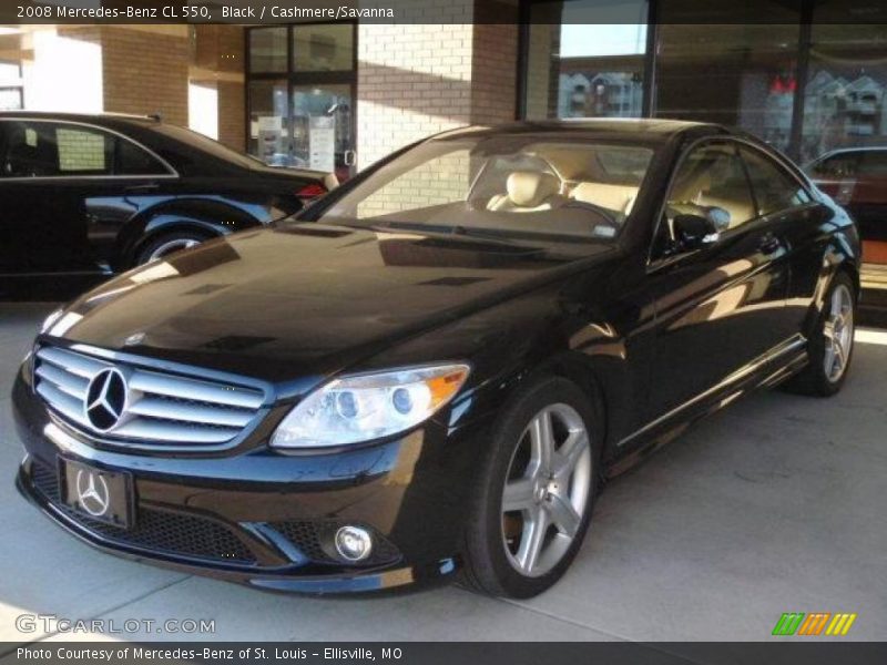 Black / Cashmere/Savanna 2008 Mercedes-Benz CL 550