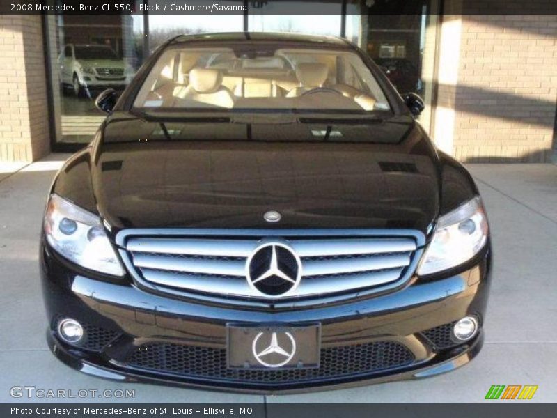 Black / Cashmere/Savanna 2008 Mercedes-Benz CL 550