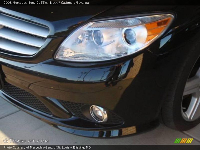 Black / Cashmere/Savanna 2008 Mercedes-Benz CL 550