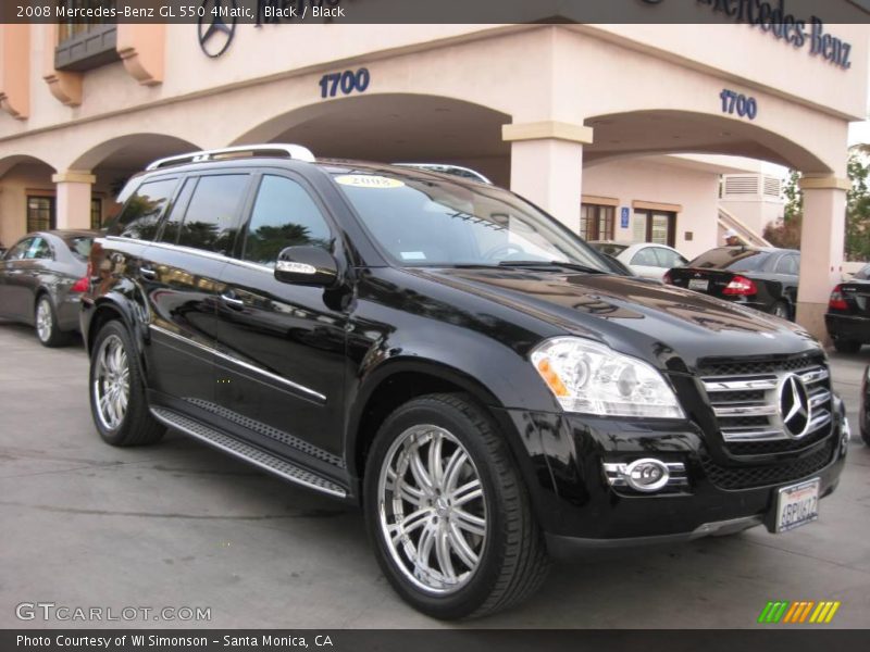 Black / Black 2008 Mercedes-Benz GL 550 4Matic