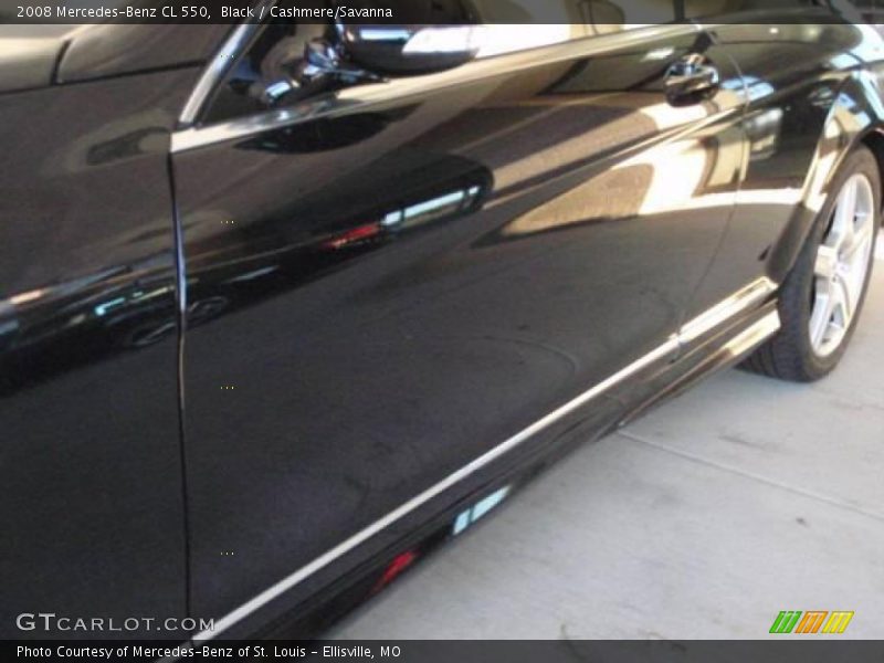 Black / Cashmere/Savanna 2008 Mercedes-Benz CL 550