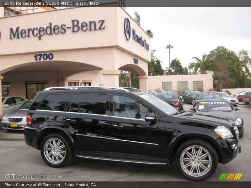 Black / Black 2008 Mercedes-Benz GL 550 4Matic