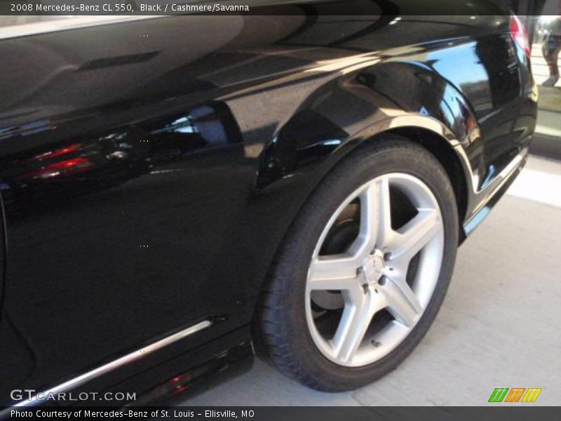 Black / Cashmere/Savanna 2008 Mercedes-Benz CL 550
