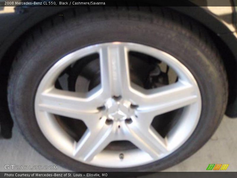 Black / Cashmere/Savanna 2008 Mercedes-Benz CL 550