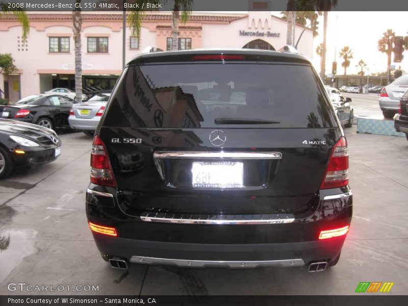 Black / Black 2008 Mercedes-Benz GL 550 4Matic