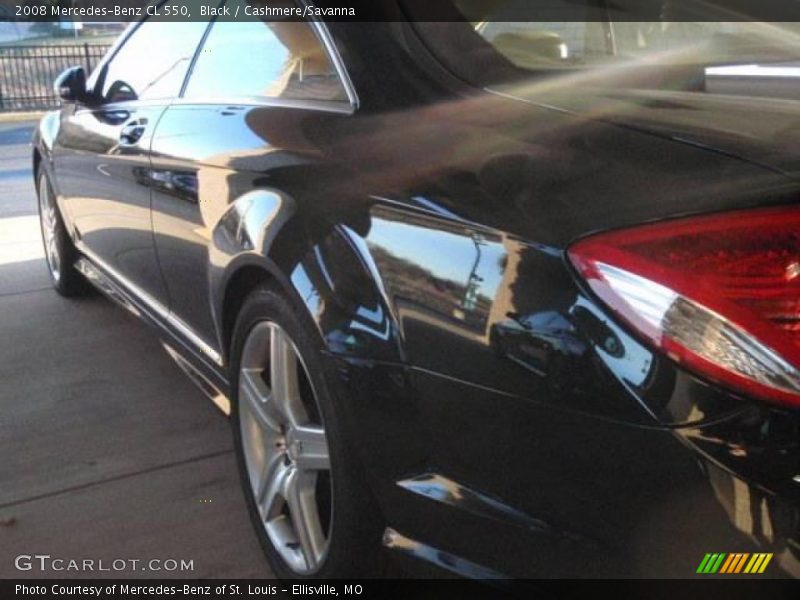 Black / Cashmere/Savanna 2008 Mercedes-Benz CL 550